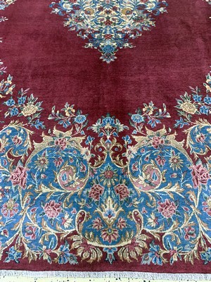 26975854b - Kerman Kork fein Persien, signiert´Ardjmandan´, Anfang 20.Jhd, Korkwolleauf Baumwolle, ...