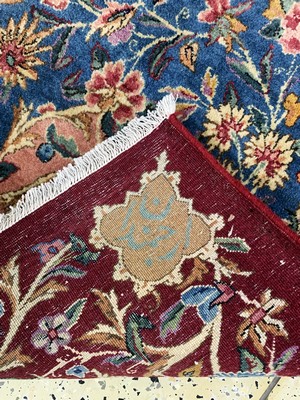 26975854h - Kerman Kork fein Persien, signiert´Ardjmandan´, Anfang 20.Jhd, Korkwolleauf Baumwolle, ...