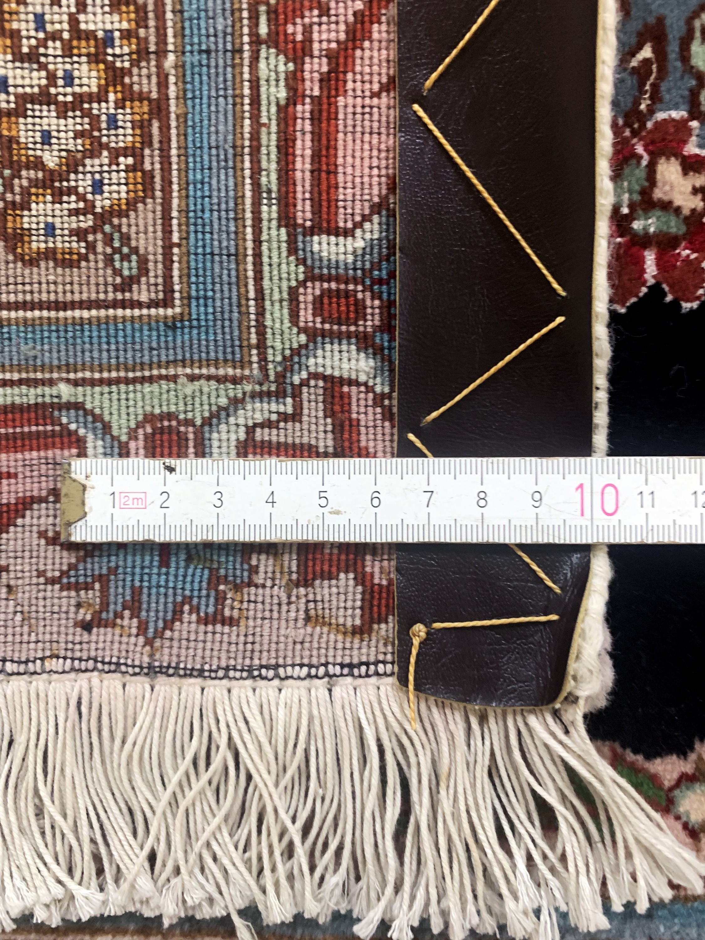 Detail f: 1 paar Täbriz fein(50 Raj), Persien, Ende 20.Jhd, Korkwolle mit Seide, ca. 90 x 63 cm, nahezu neuwertig