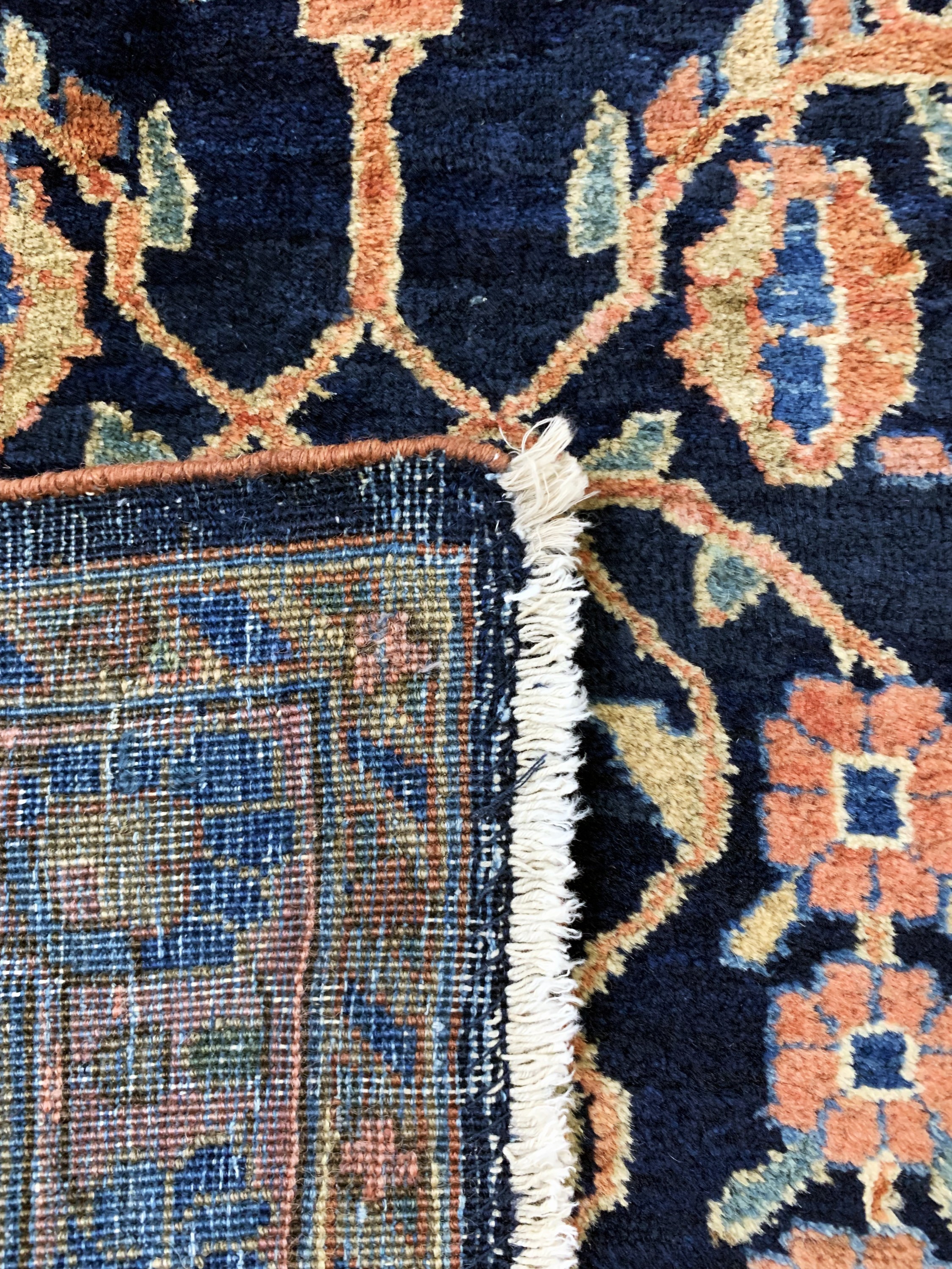 Detail f: Us Re-Import Sarogh antik, Persien, um 1900, Wolle auf Baumwolle, ca. 295 x 80 cm, gereinigt, EHZ: 2