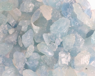 Image 26975936 - Lot lose Aquamarin-Rohsteine, ca. 1000 ct, versch. Größen, Formen und ...