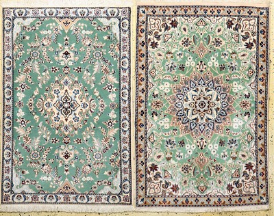 Image 1 paar Nain, Persien, Ende 20.Jhd, Wolle mit Seide, ca. 130 x 90 cm, EHZ: 1-2