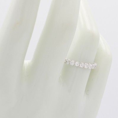 26975995b - Memoryring mit Brillanten, WG 750/000, 25 Brill. zus. 1.55 ct feines Weiß /si-p, RW ca. ...