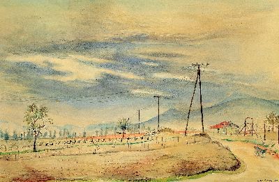 Image 26976072 - Eugen Croissant, 1898 Landau-1976 Breitbrunn, Pfälzer Landschaft bei Landau, ...