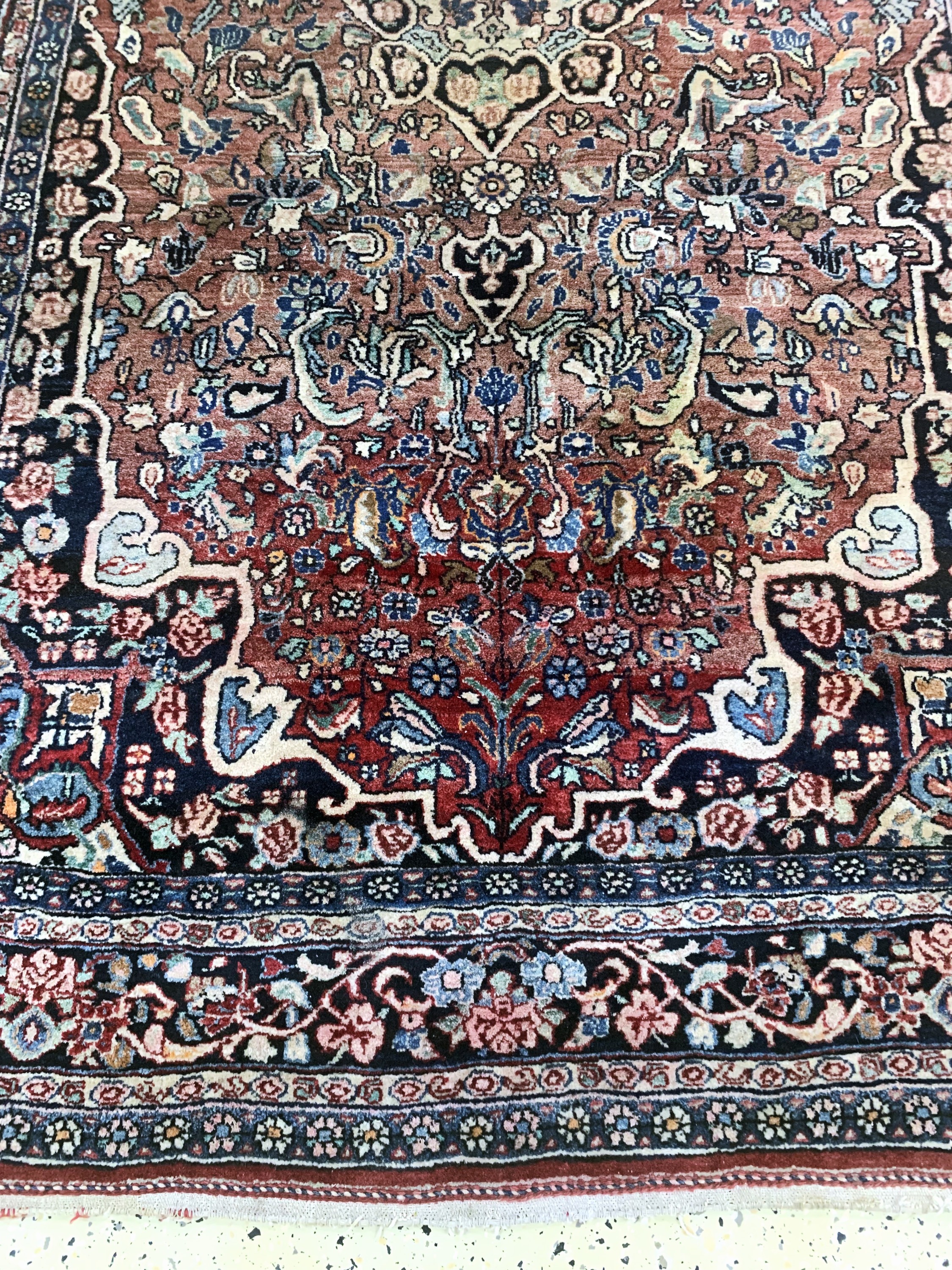 Detail c: Bidjar alt, Persien, Mitte 20.Jhd, Wolle auf Baumwolle, ca. 248 x 163 cm, EHZ: 2
