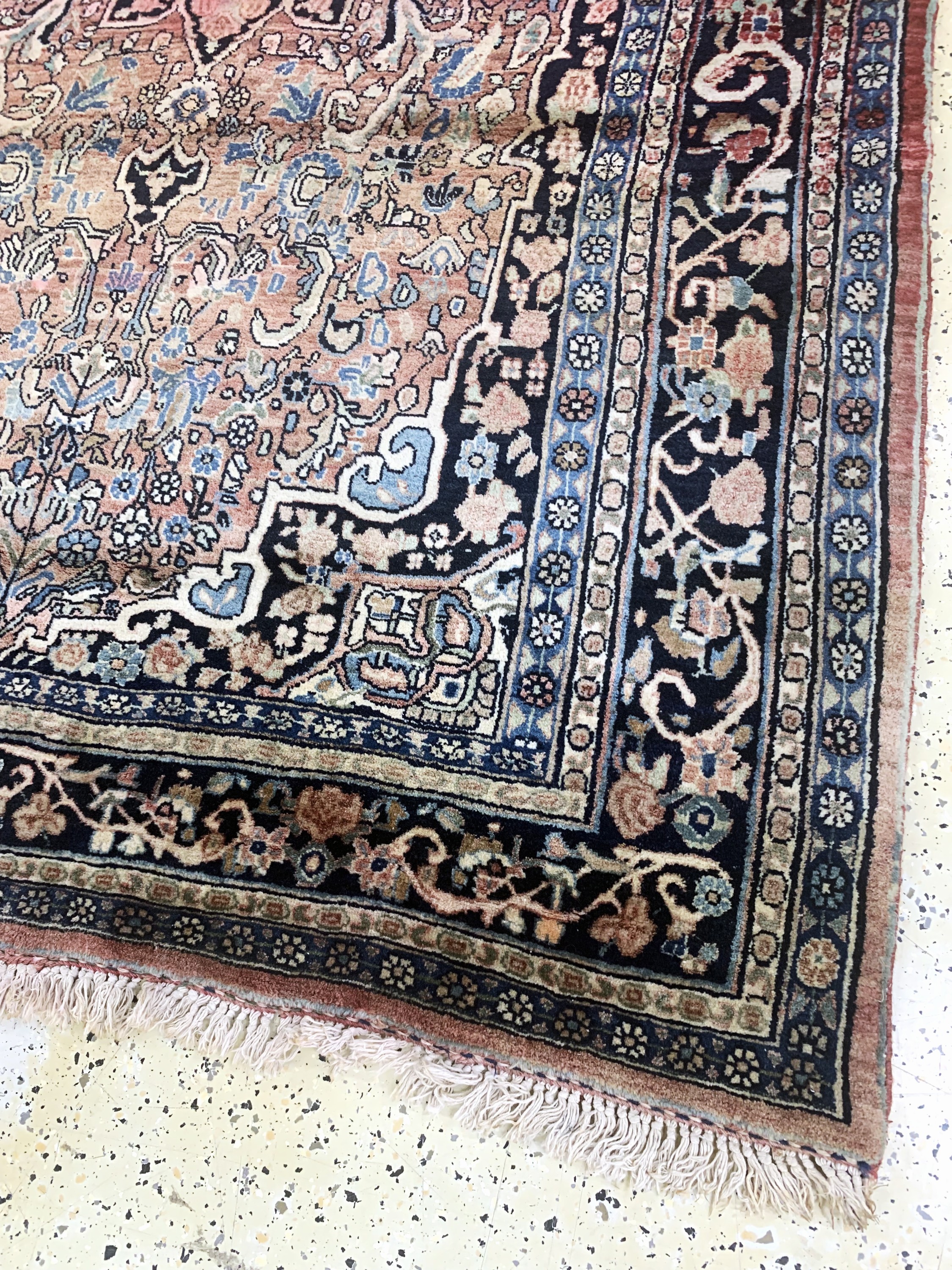 Detail d: Bidjar alt, Persien, Mitte 20.Jhd, Wolle auf Baumwolle, ca. 248 x 163 cm, EHZ: 2