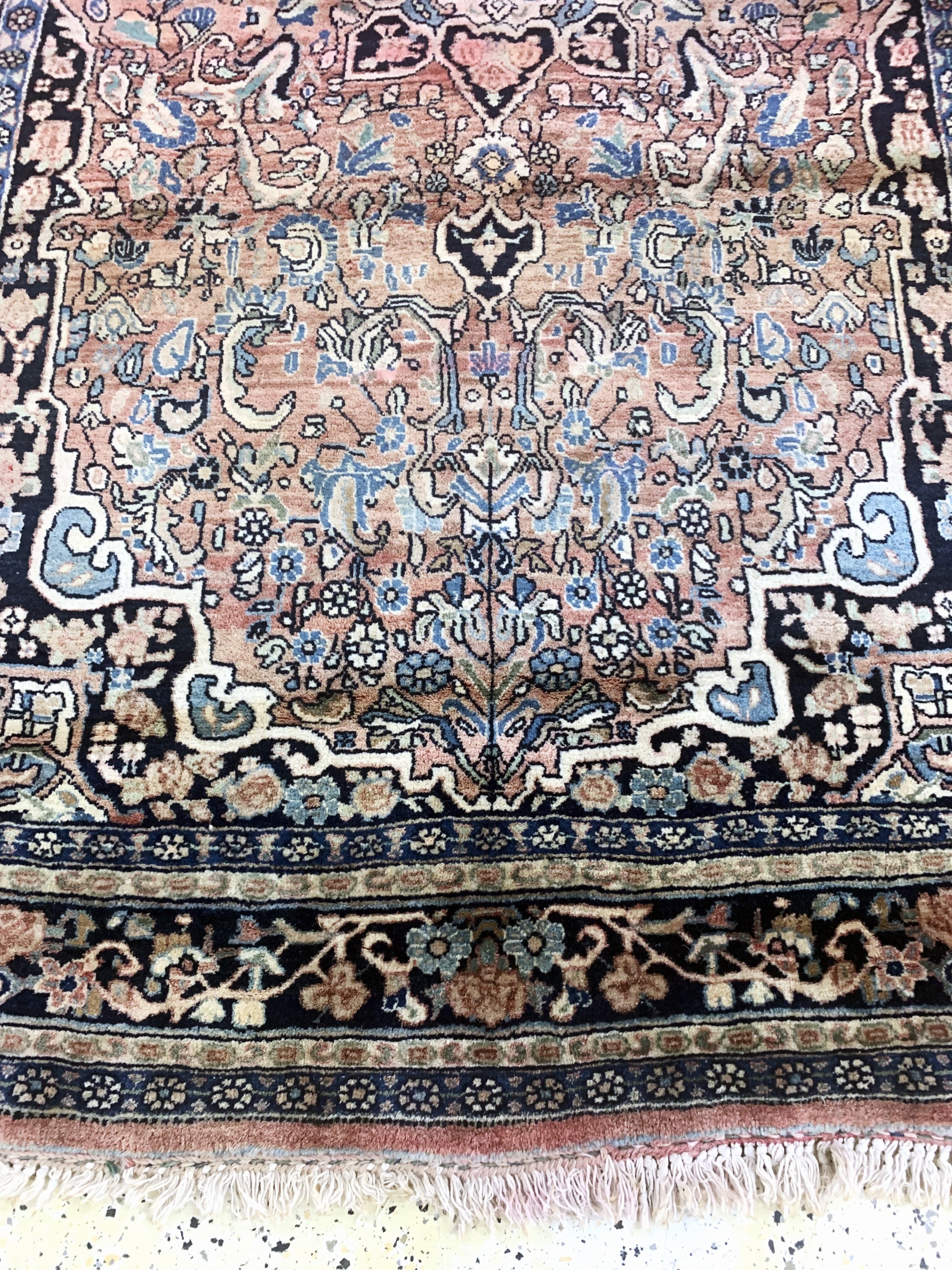 Detail e: Bidjar alt, Persien, Mitte 20.Jhd, Wolle auf Baumwolle, ca. 248 x 163 cm, EHZ: 2