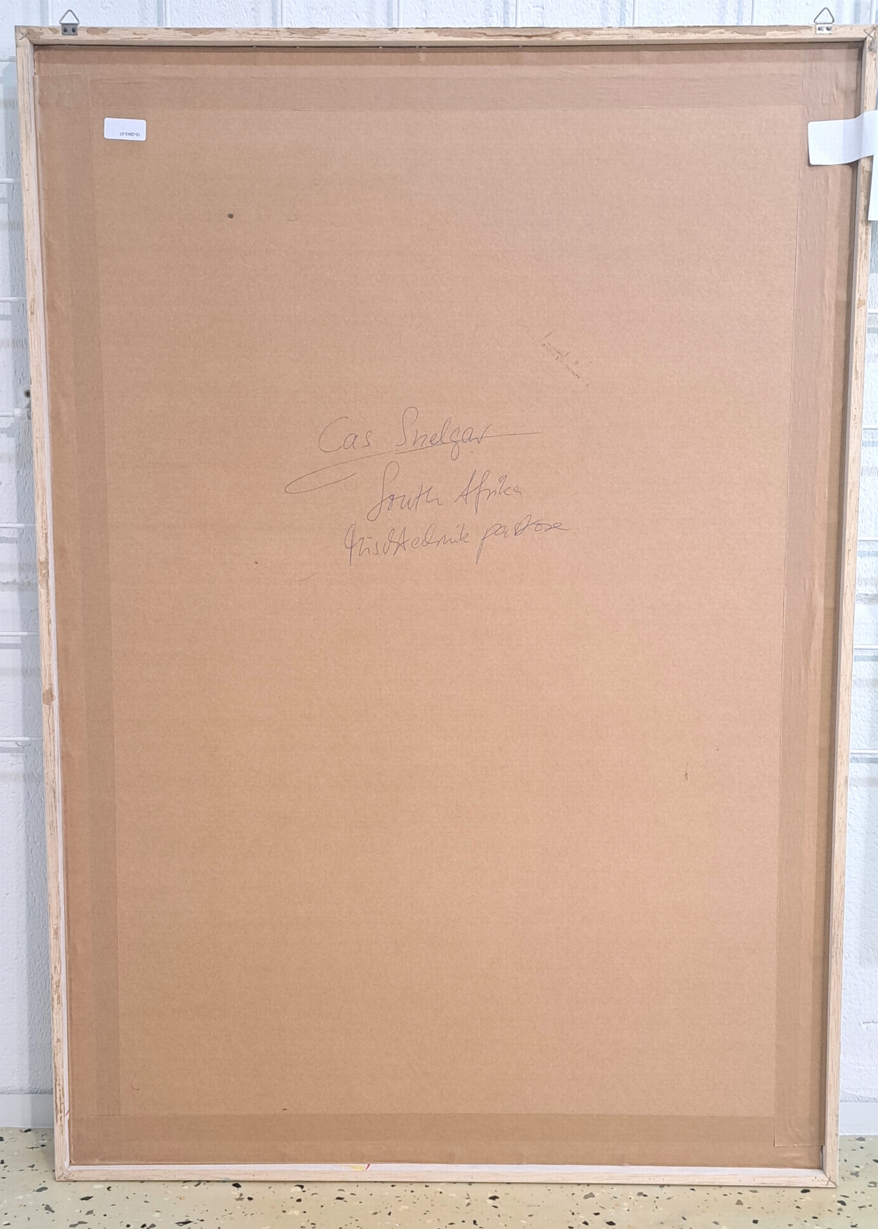 Detail c: Cas (Cassie) Snelgar, geb. 1970 Johannesburg/ Südafrika, Force of Nature, Öl und Mischtechnik auf Malkarton, sign. und dat. 92, ca. 98x78cm, u.Gl., ...