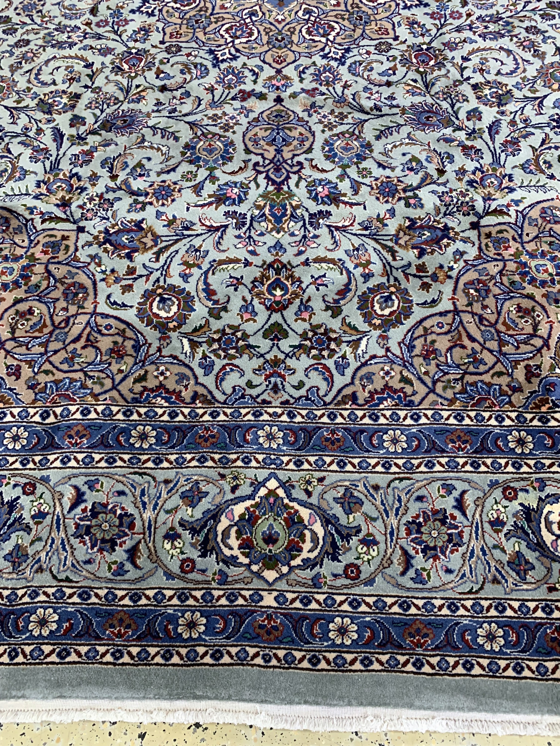 Detail f: Kaschmar, Persien, Mitte 20.Jhd, Wolle auf Baumwolle, ca. 345 x 250 cm, gereinigt, EHZ: 1-2
