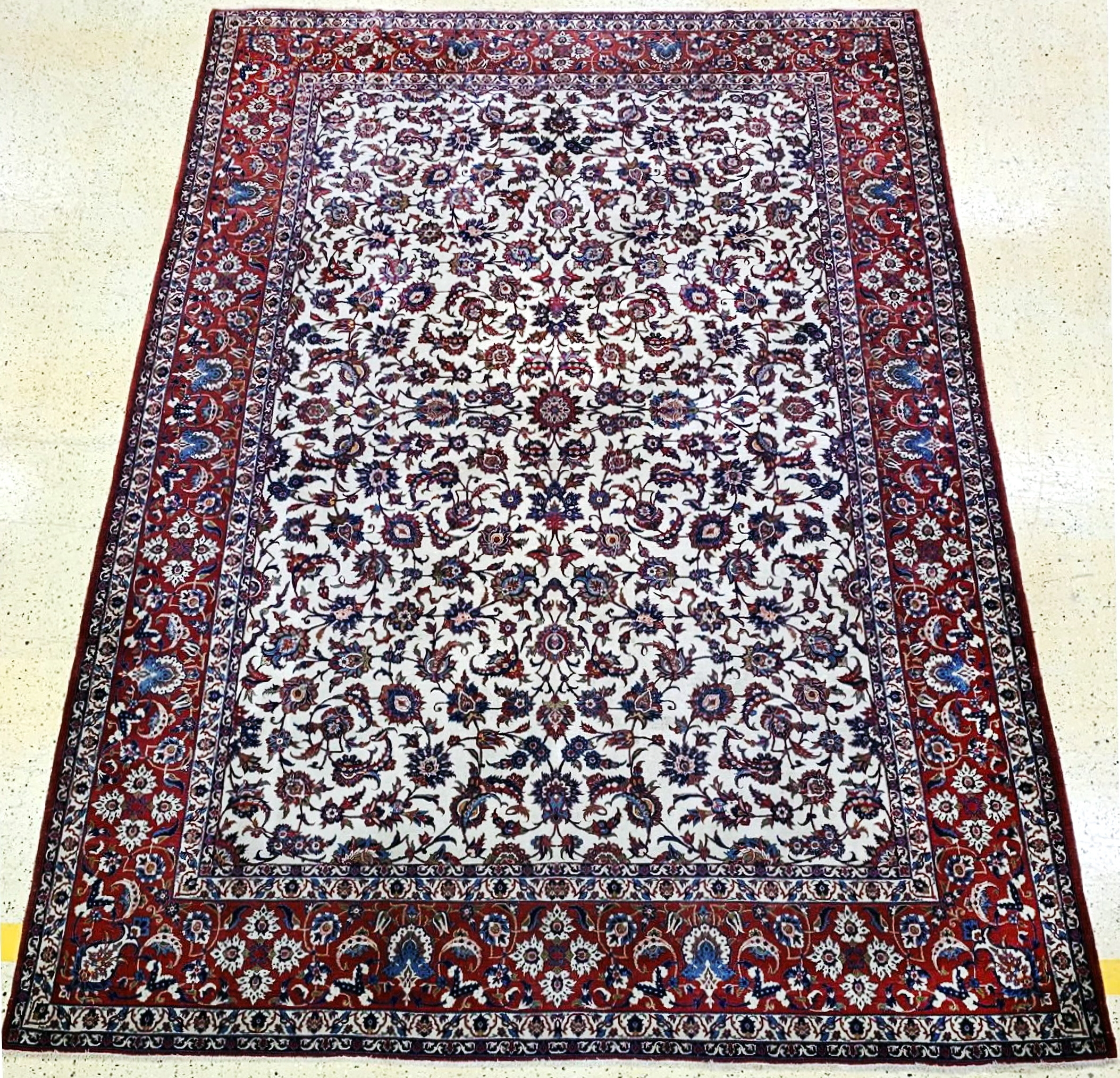 Najafabad, Persien, Mitte 20.Jhd, Wolle aufBaumwolle, ca. 450 x 322 cm, EHZ: 2