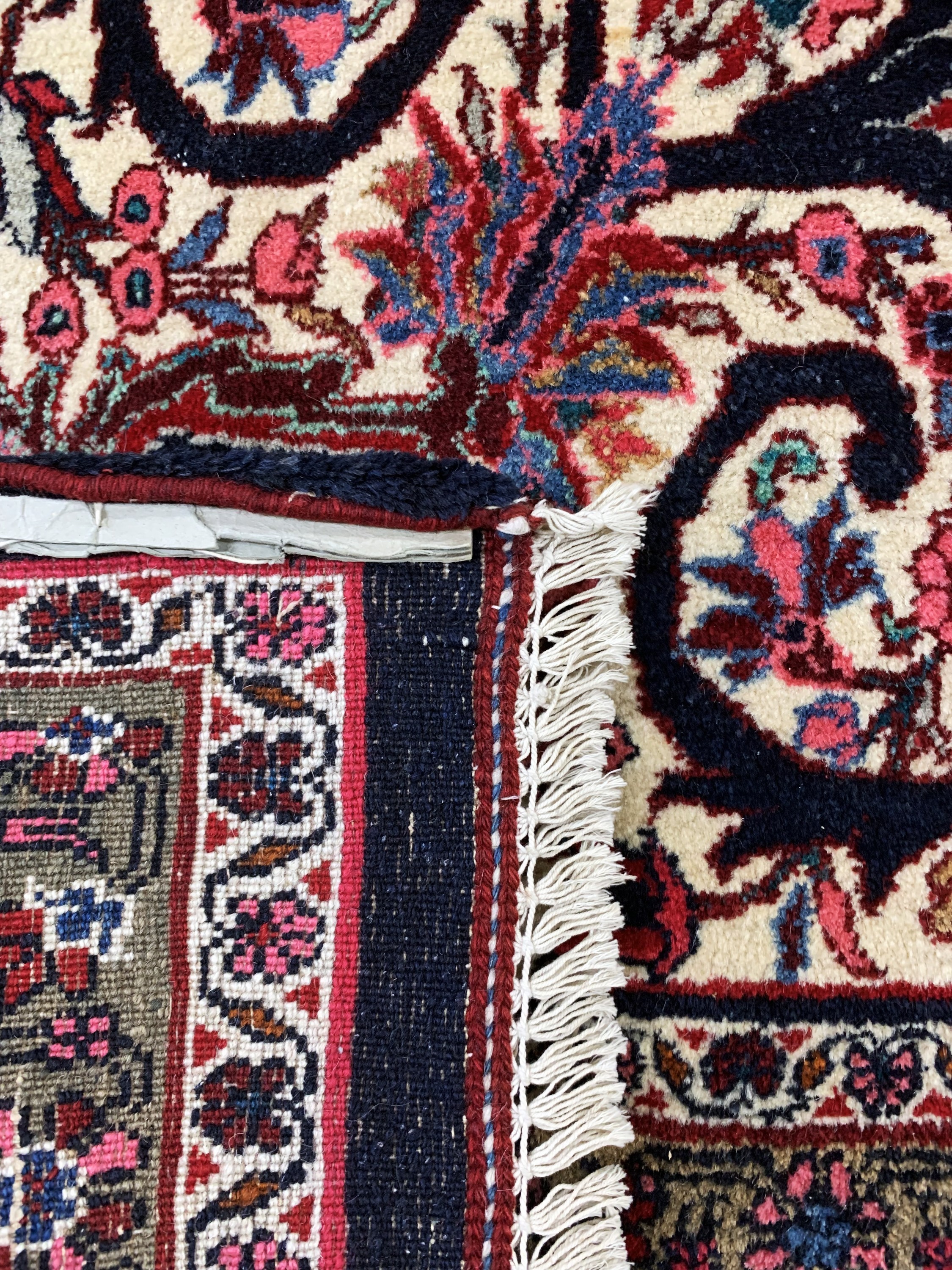 Detail h: Bidjar alt, Persien, Mitte 20.Jhd, Wolle auf Baumwolle, ca. 345 x 205 cm, gereinigt, EHZ: 1-2