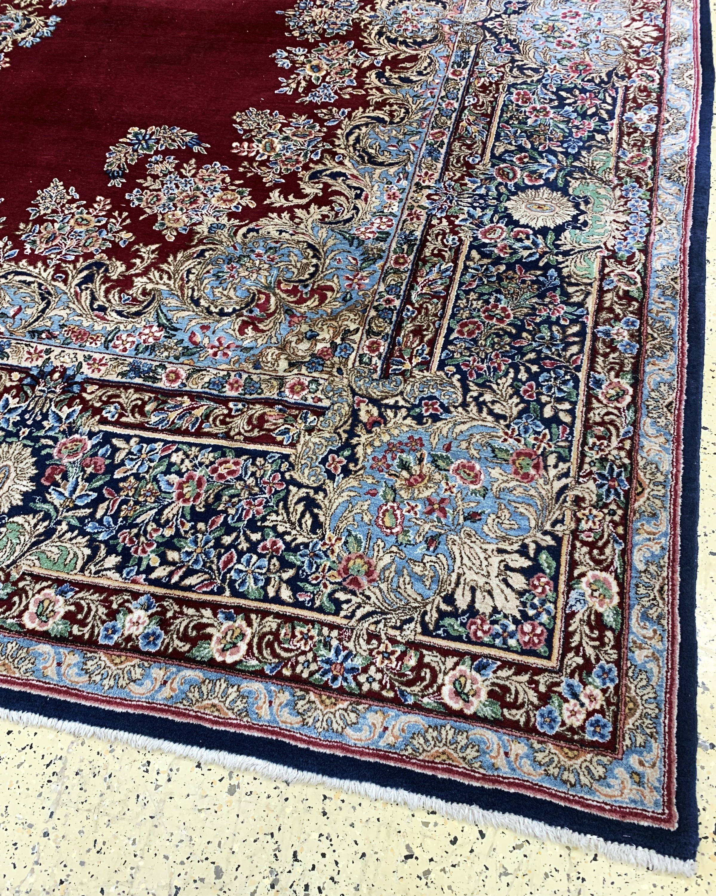 Detail a: Kerman"Lawar"alt, Persien, Anfang 20.Jhd, Wolle auf Baumwolle, ca. 500 x 360 cm, EHZ: 4