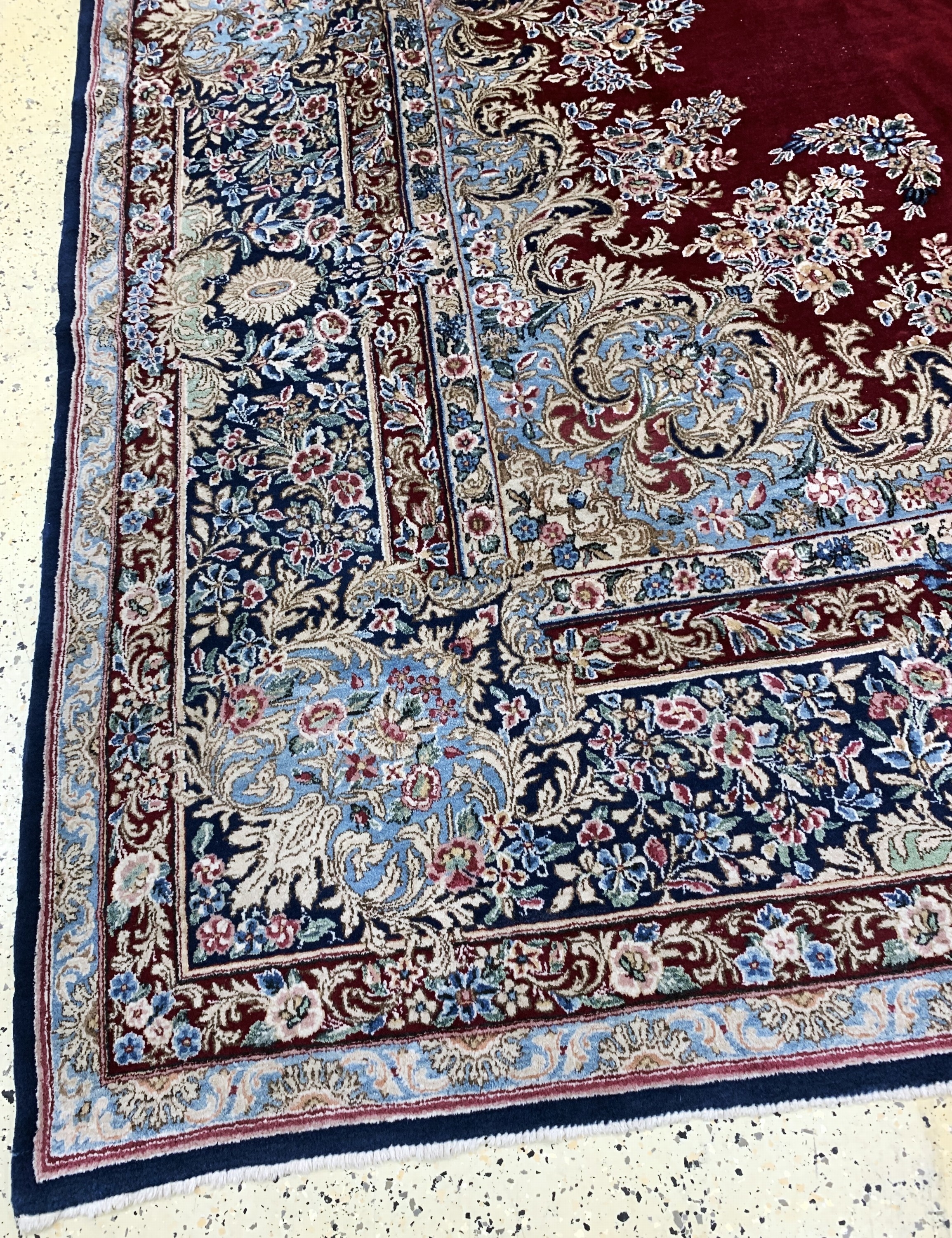 Detail c: Kerman"Lawar"alt, Persien, Anfang 20.Jhd, Wolle auf Baumwolle, ca. 500 x 360 cm, EHZ: 4