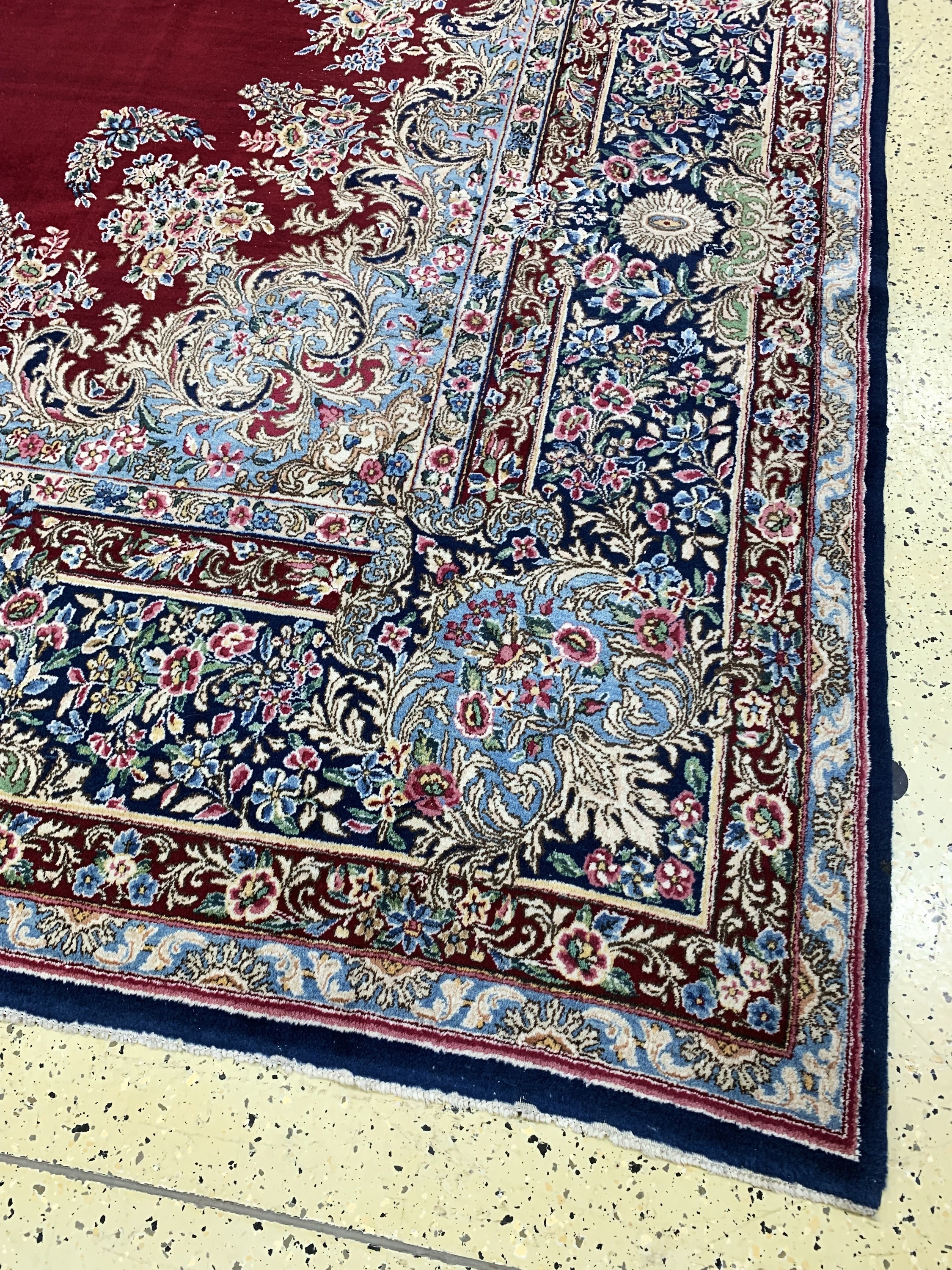 Detail g: Kerman"Lawar"alt, Persien, Anfang 20.Jhd, Wolle auf Baumwolle, ca. 500 x 360 cm, EHZ: 4