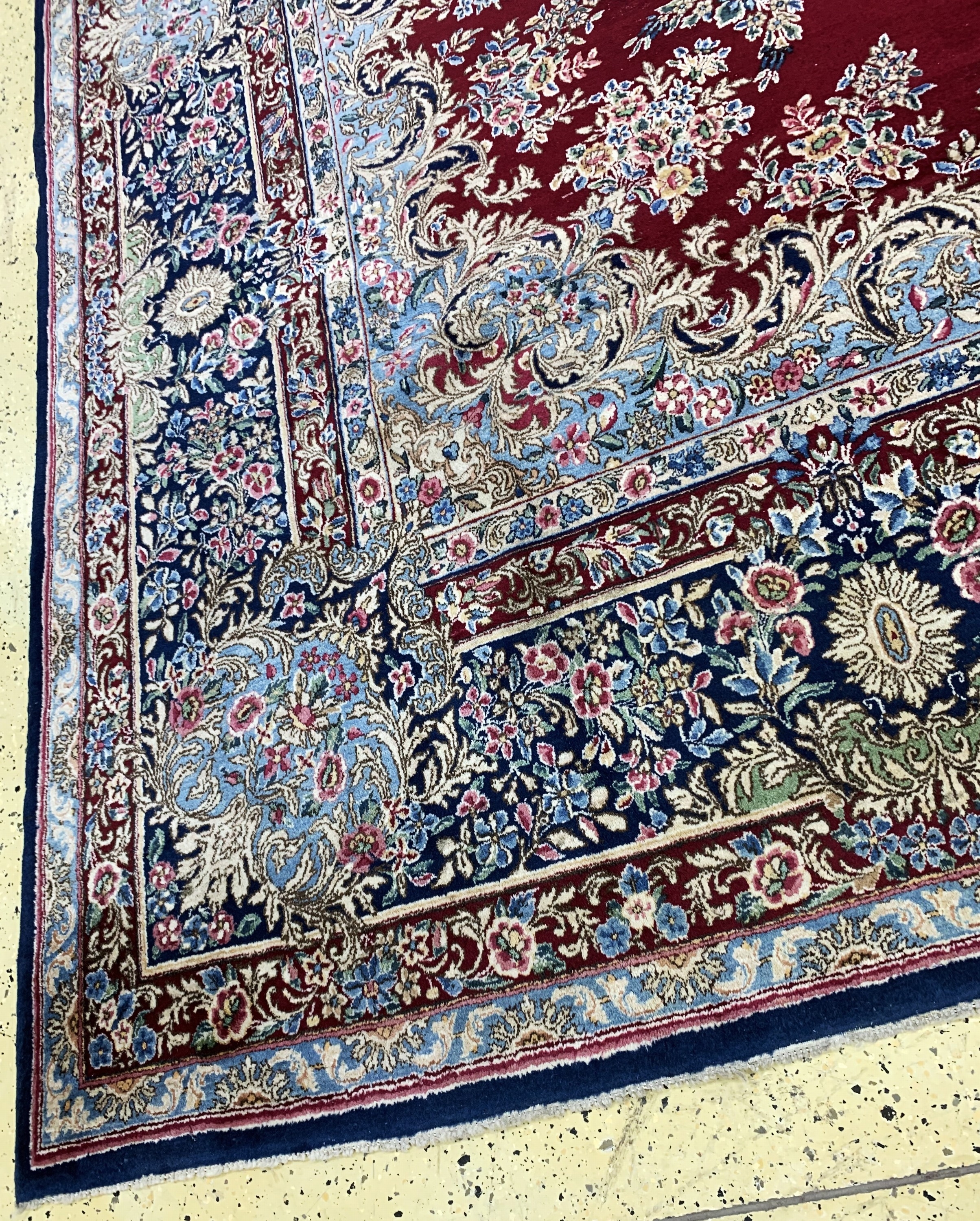 Detail i: Kerman"Lawar"alt, Persien, Anfang 20.Jhd, Wolle auf Baumwolle, ca. 500 x 360 cm, EHZ: 4