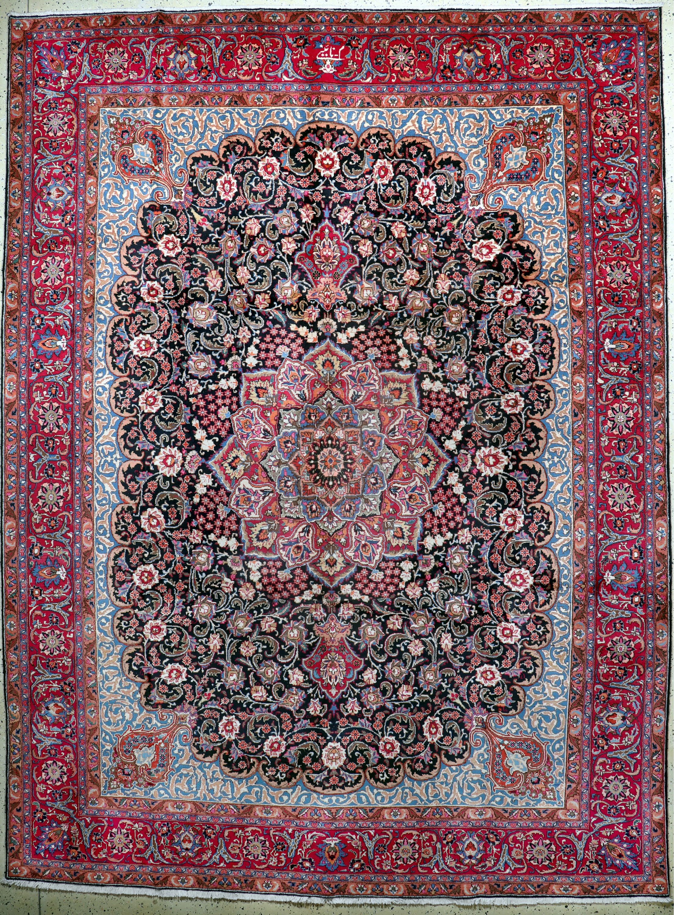 Kaschmar, Persien, Ende 20.Jhd, Wolle auf Baumwolle, ca. 385 x 290 cm, nahezu neuwertig