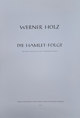 26976217i - Werner Holz, 1948 Grünstadt-1991 Ludwigshafen, Die Hamlet-Folge, Mappe mit 9 ...