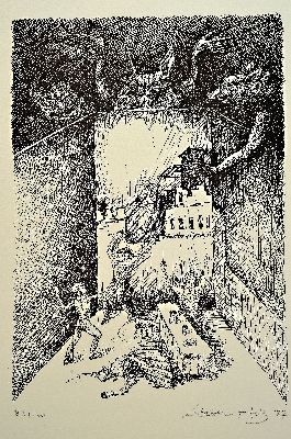 26976217k - Werner Holz, 1948 Grünstadt-1991 Ludwigshafen, Die Hamlet-Folge, Mappe mit 9 ...