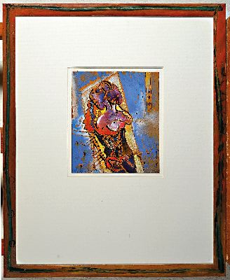 26976234k - Bernd Kastenholz, geb. 1949 Speyer, Im Spiegel, Gouache auf Papier, sign. und betitelt, ...