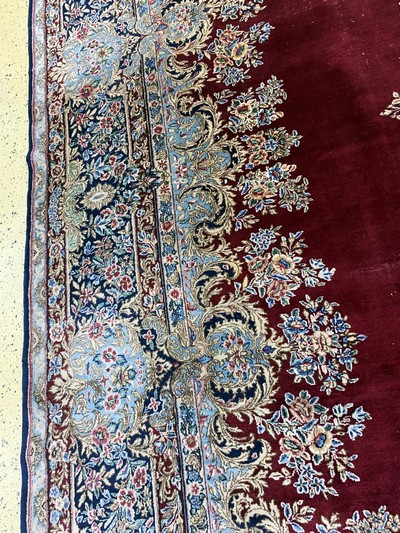 26976263e - Kerman´Lawar´alt, Persien, Anfang 20.Jhd, Wolle auf Baumwolle, ca. 500 x 360 cm, EHZ: 4 ...