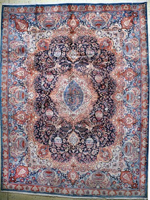 Image 26976268 - Kaschmar alt, Persien, Mitte 20.Jhd, Wolle auf Baumwolle, ca. 390 x 297 cm, nahezu ...