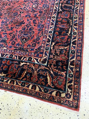 26976272e - Us Re-Import Sarogh antik, Persien, um 1900, Wolle auf Baumwolle, ca. 350 x 270 cm, ...