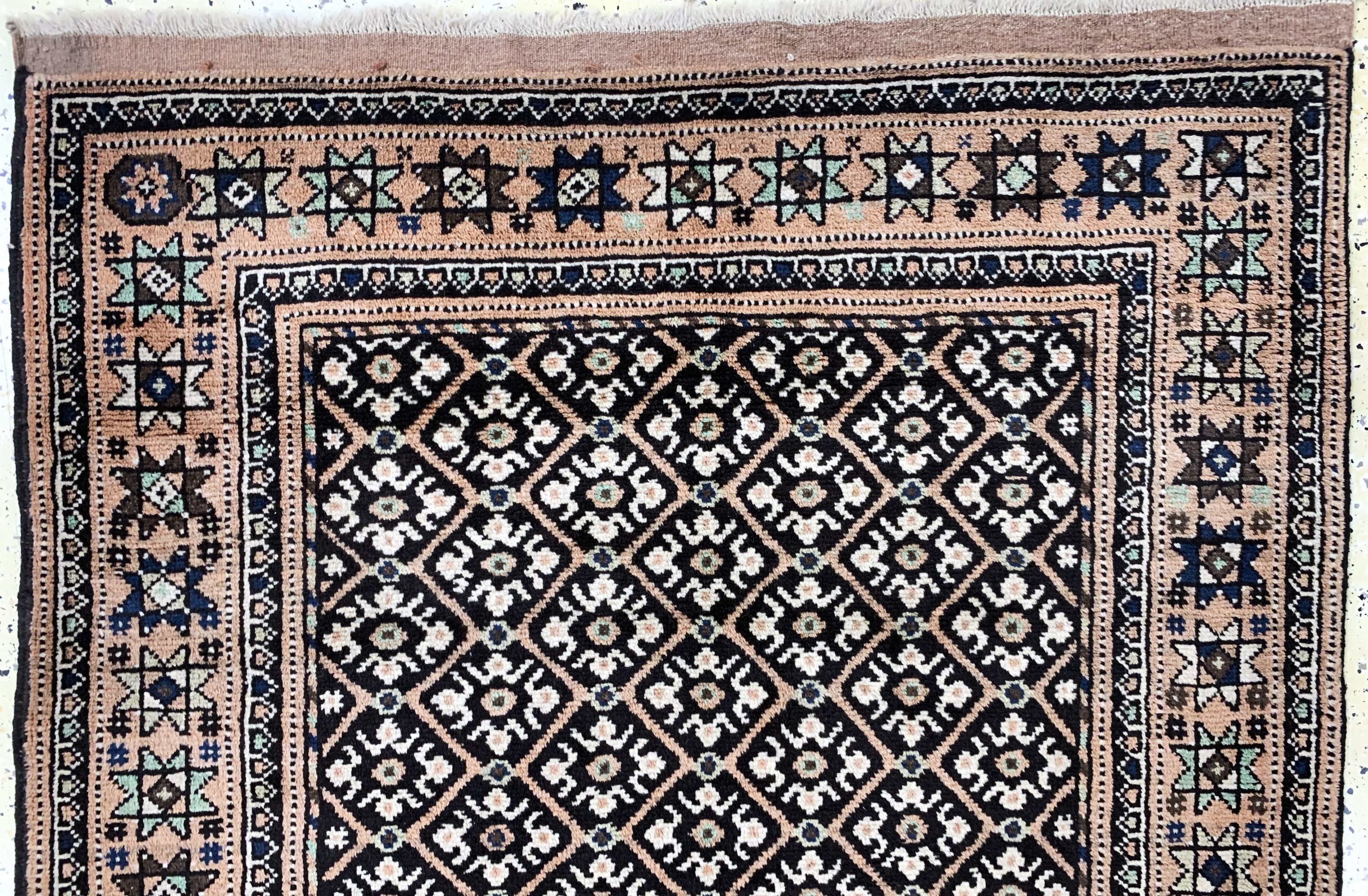 Detail a: Belutsch, Afghanistan, Mitte 20.Jhd, Wolle auf Wolle, ca. 195 x 117 cm, EHZ: 1-2