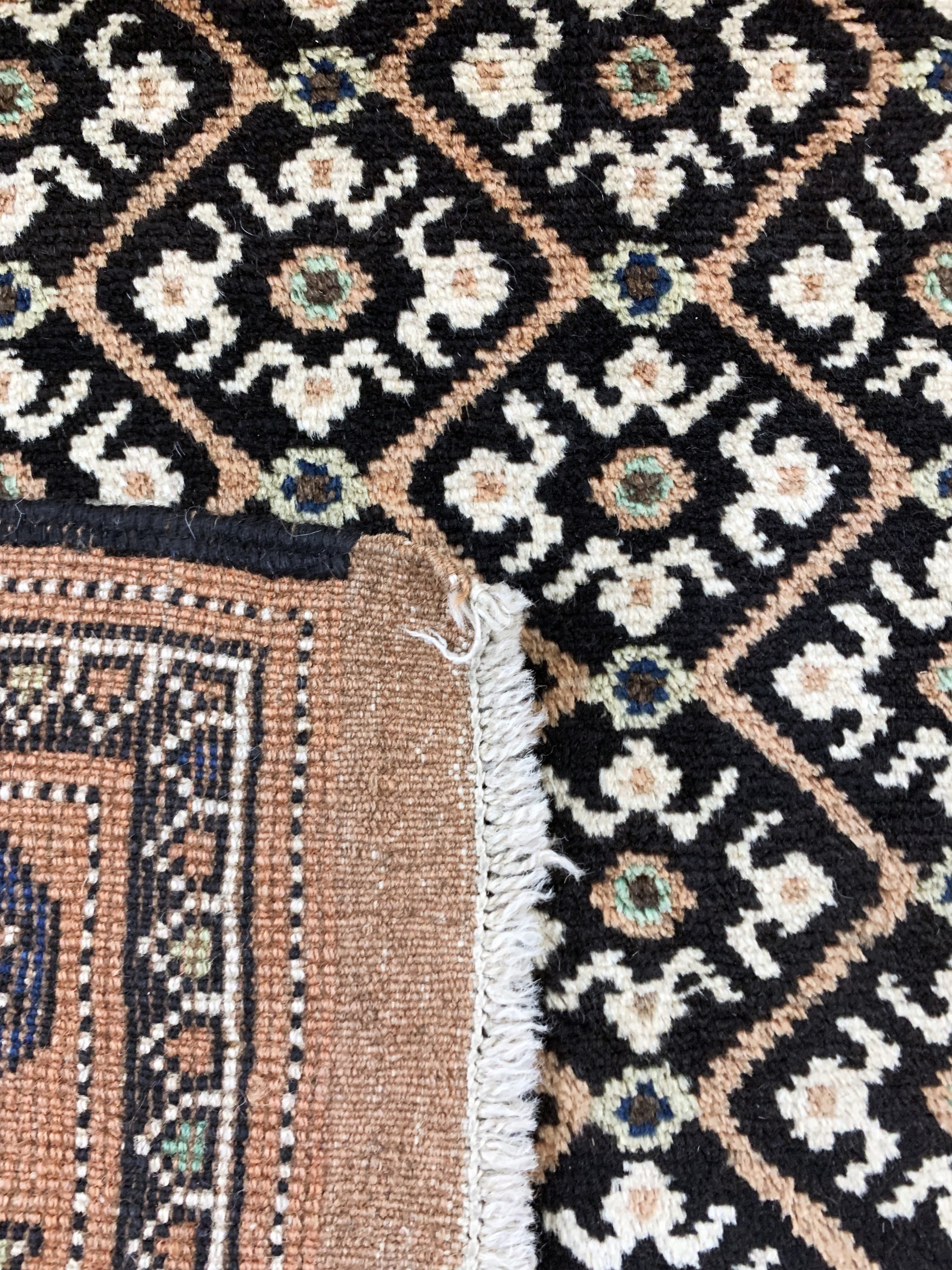 Detail d: Belutsch, Afghanistan, Mitte 20.Jhd, Wolle auf Wolle, ca. 195 x 117 cm, EHZ: 1-2