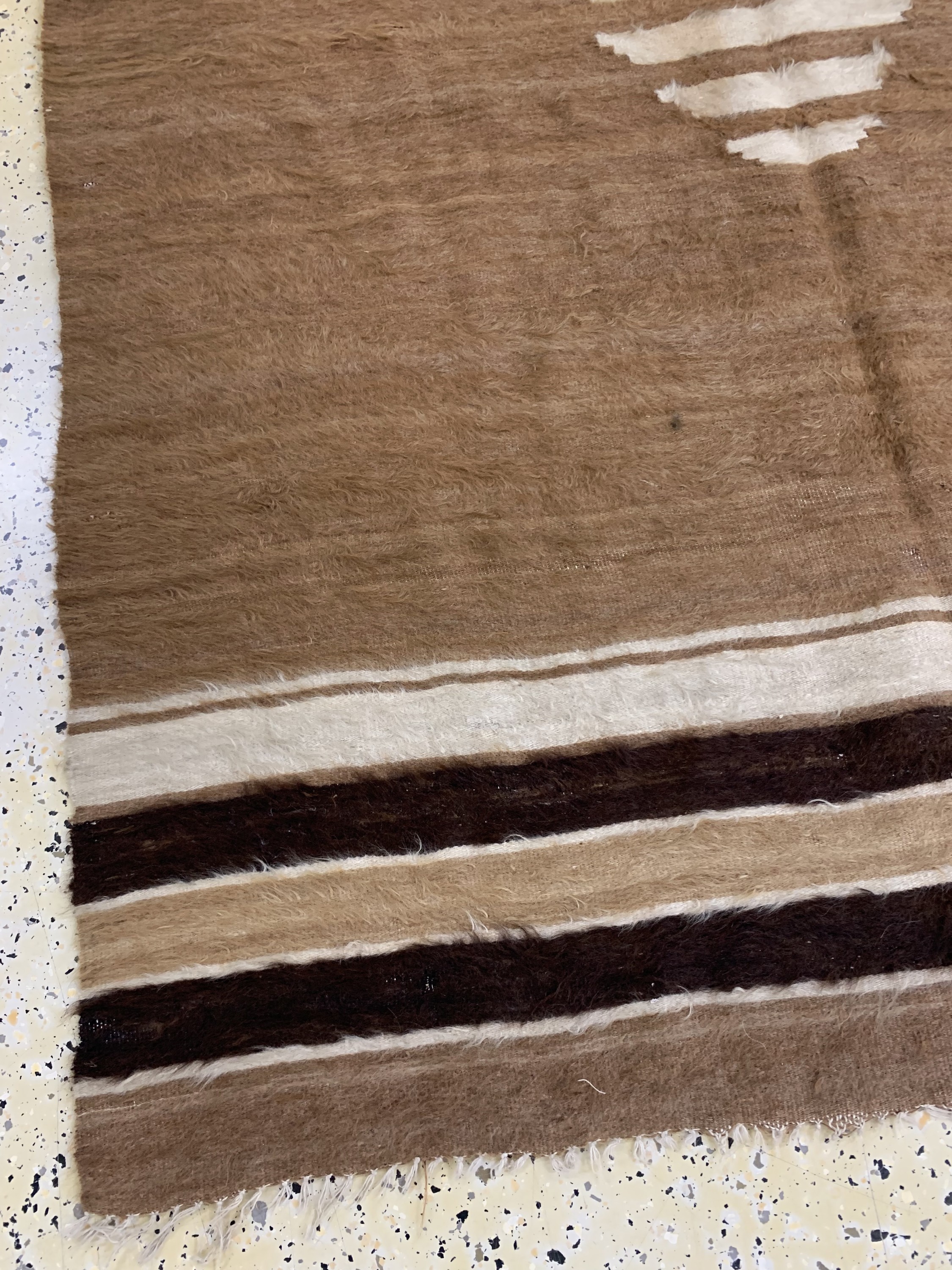 Detail e: "Siirt"Kelim alt, Türkei, Anfang 20.Jhd, Ziegenhaar auf Baumwolle, ca. 200 x 140 cm, EHZ: 2