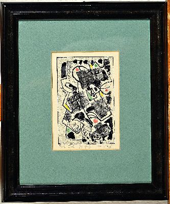 26976794n - Karl-Heinz Krauskopf, 1930-1984 Ratingen, 2 Frablithographien, bez./dat. ´11.6.81´ Ed. ...