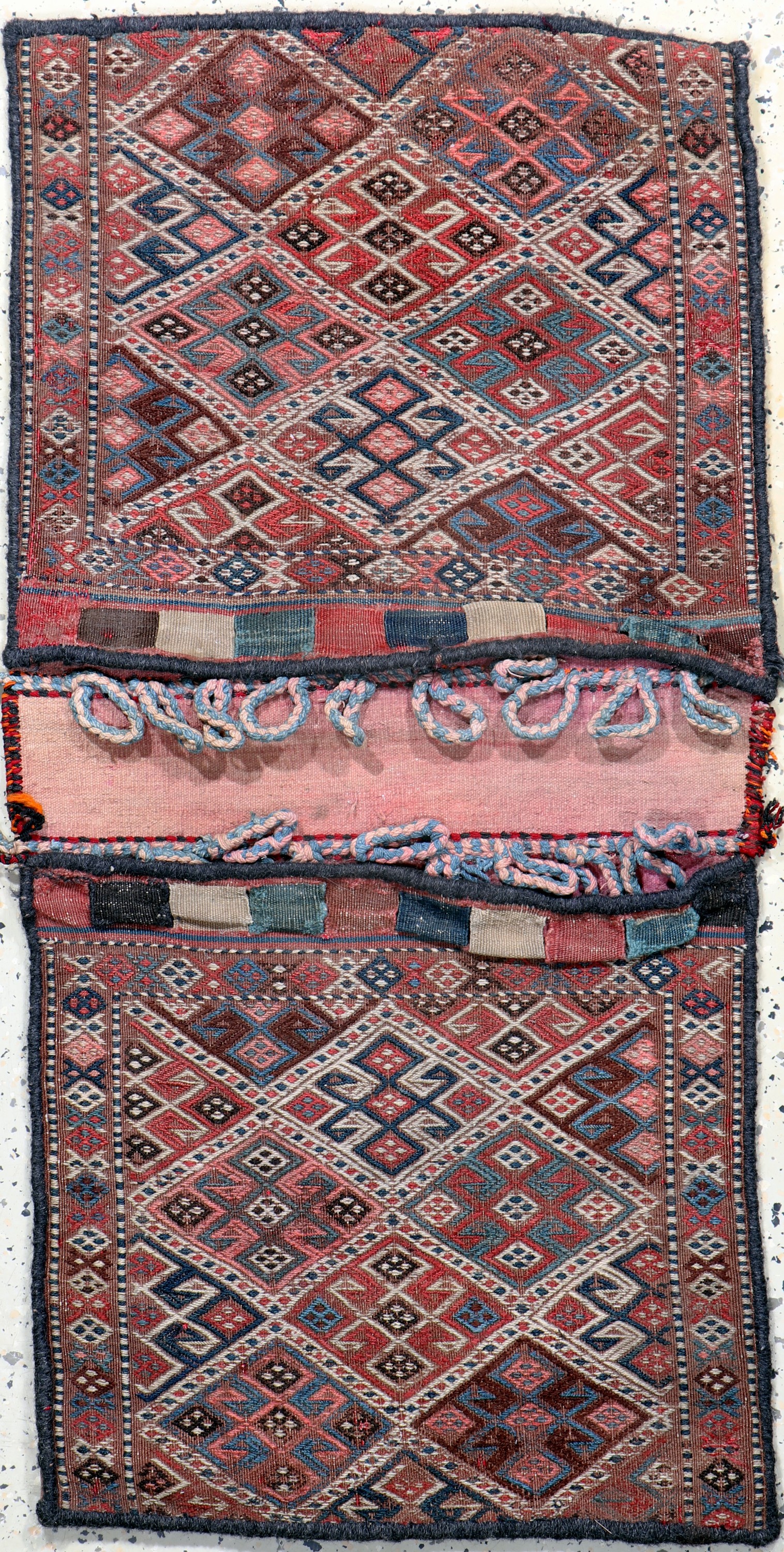 Sumakh Doppelttasche, Schahsawan, Persien, Anfang 20.Jhd, Wolle auf Wolle, ca. 120 x 60 cm, EHZ: 2