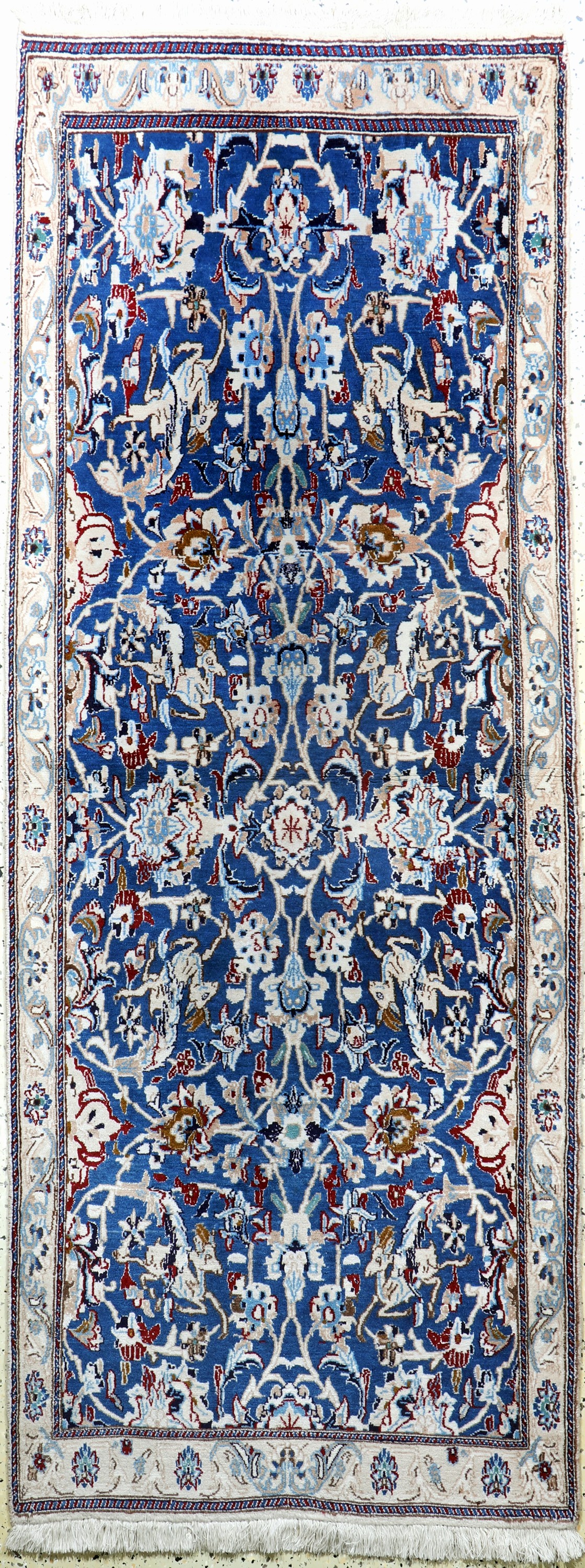 Nain, Persien, Mitte 20.Jhd, Wolle auf Baumwolle, ca. 230 x 90 cm, EHZ: 2