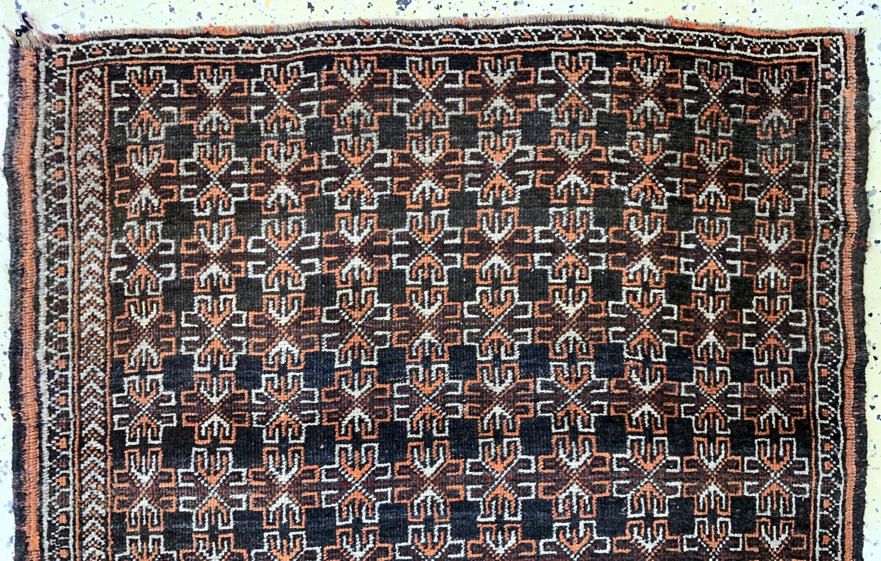 Detail a: Ersari antik, Afghanistan, um 1900, Wolle auf Wolle, ca. 145 x 90 cm, EHZ: 2-3