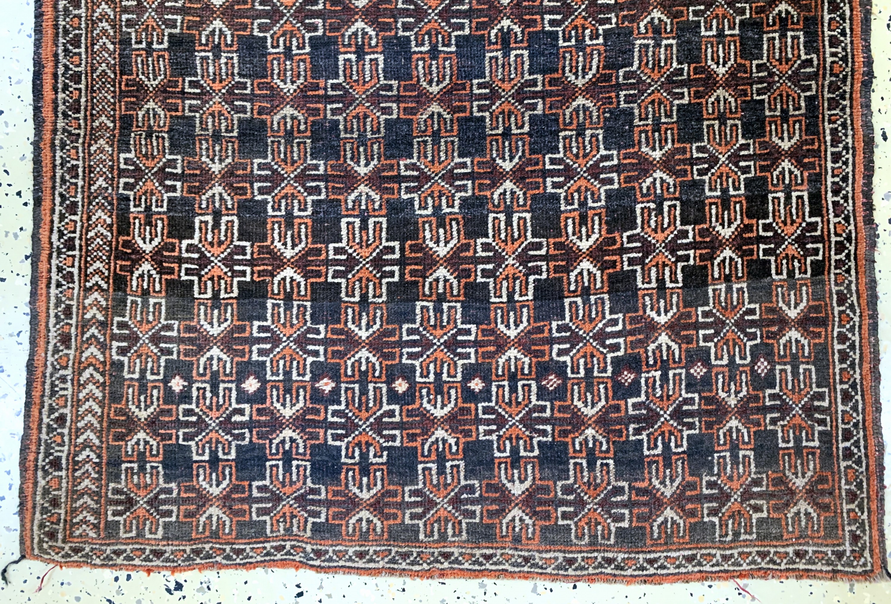 Detail c: Ersari antik, Afghanistan, um 1900, Wolle auf Wolle, ca. 145 x 90 cm, EHZ: 2-3