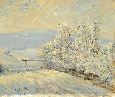 Image 26976854 - Ernst Lucas o.ä., deutscher Künstler Anfang des 20.Jh., "Hecke im ...