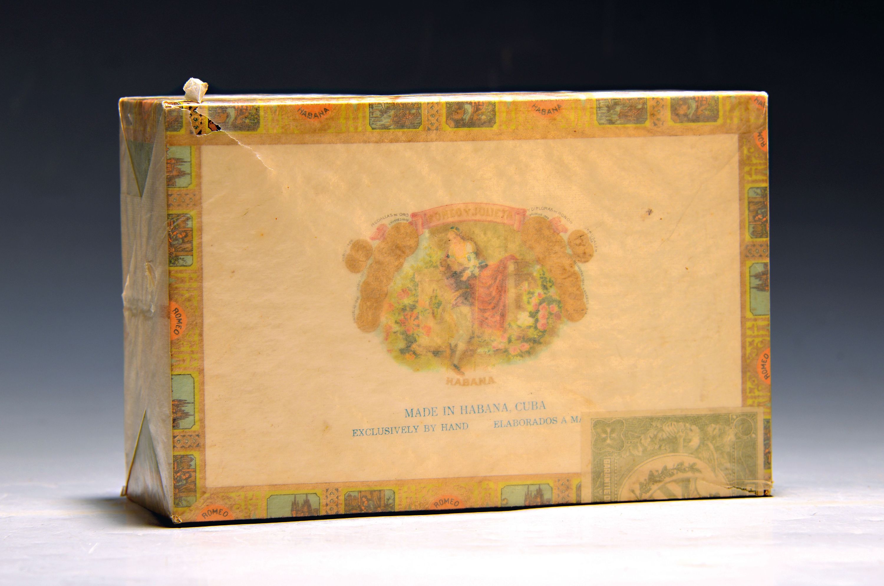 Image 26976932 - 25er-Kiste Zigarren Romeo No. 3 de Luxe, H. Upmann Habana, Kuba, 1980er-Jahre, 25 Stück ...