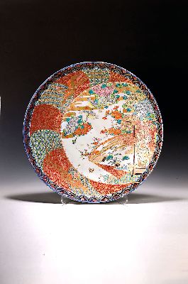 Image Großer Imari Teller, Japan, um 1860-70, Porzellan, aufwändige Feldermalerei ...