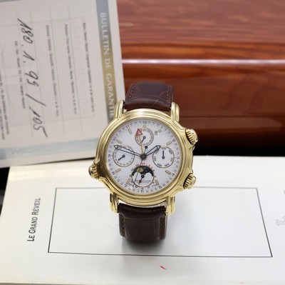 Image 26977259 - Jaeger-LeCoultre astronomische Herrenarmbanduhr Calendrier Perpetual Grand Reveil in GG ...