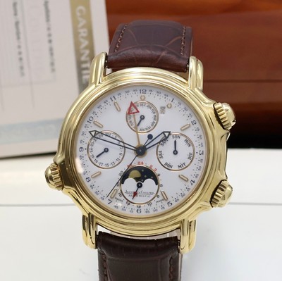 26977259a - Jaeger-LeCoultre astronomische Herrenarmbanduhr Calendrier Perpetual Grand Reveil in GG ...