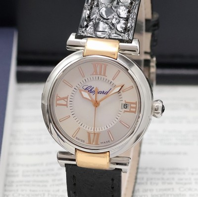 26977260a - CHOPARD Imperiale nahezu neuwertige Damenarmbanduhr in Stahl/Gold Referenz 388563 -6001, ...