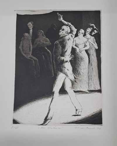 26977352e - Werner Brand, 1933 Löbau-2021 Hochstadt/Pfalz, scenes 76, folder with 6 etchings, all ...