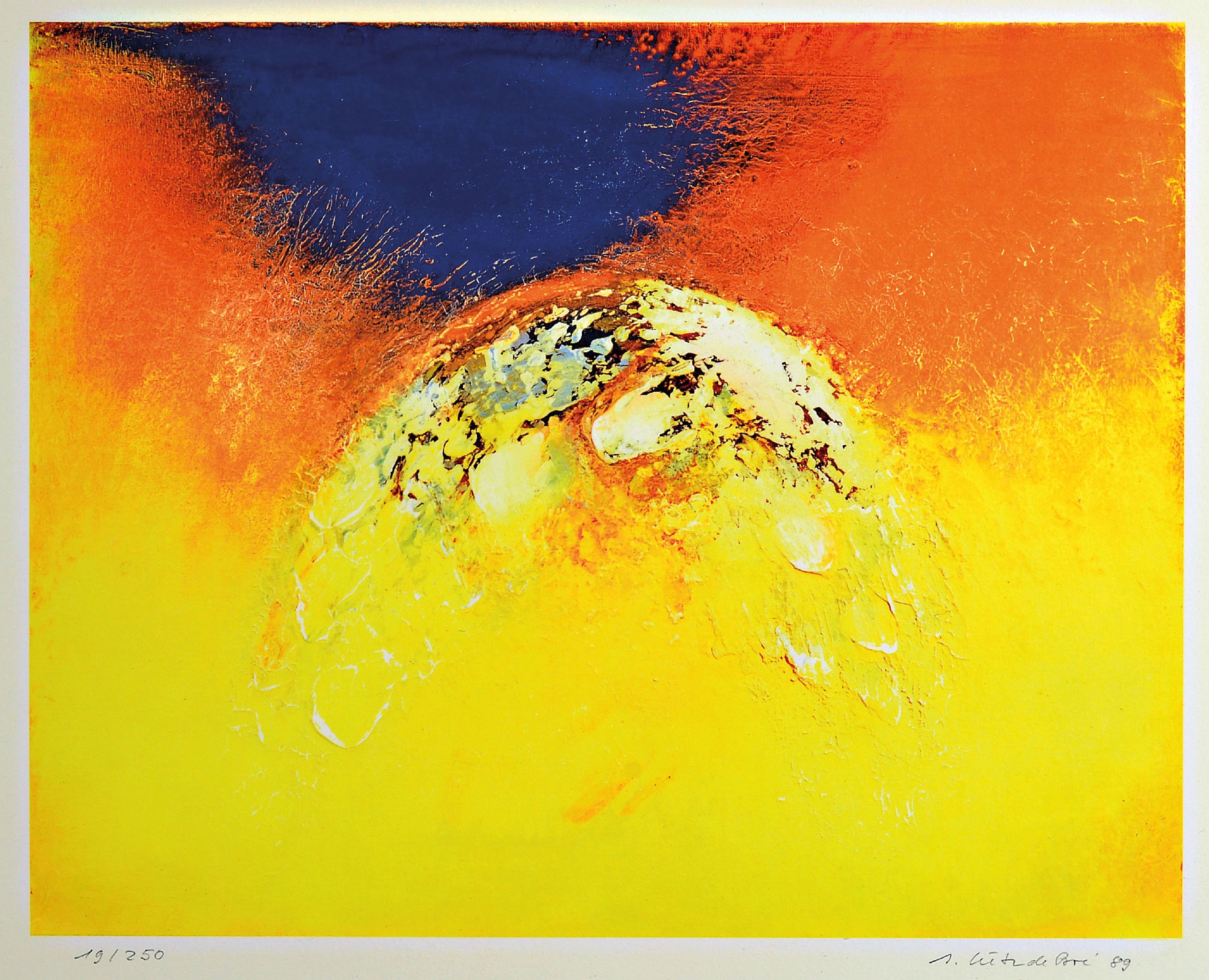 Image 26977508 - Artur Lutz de Bré, 1908 Stuttgart-2001 Freiberg am Neckar, 2 Arbeiten: Kosmische ...