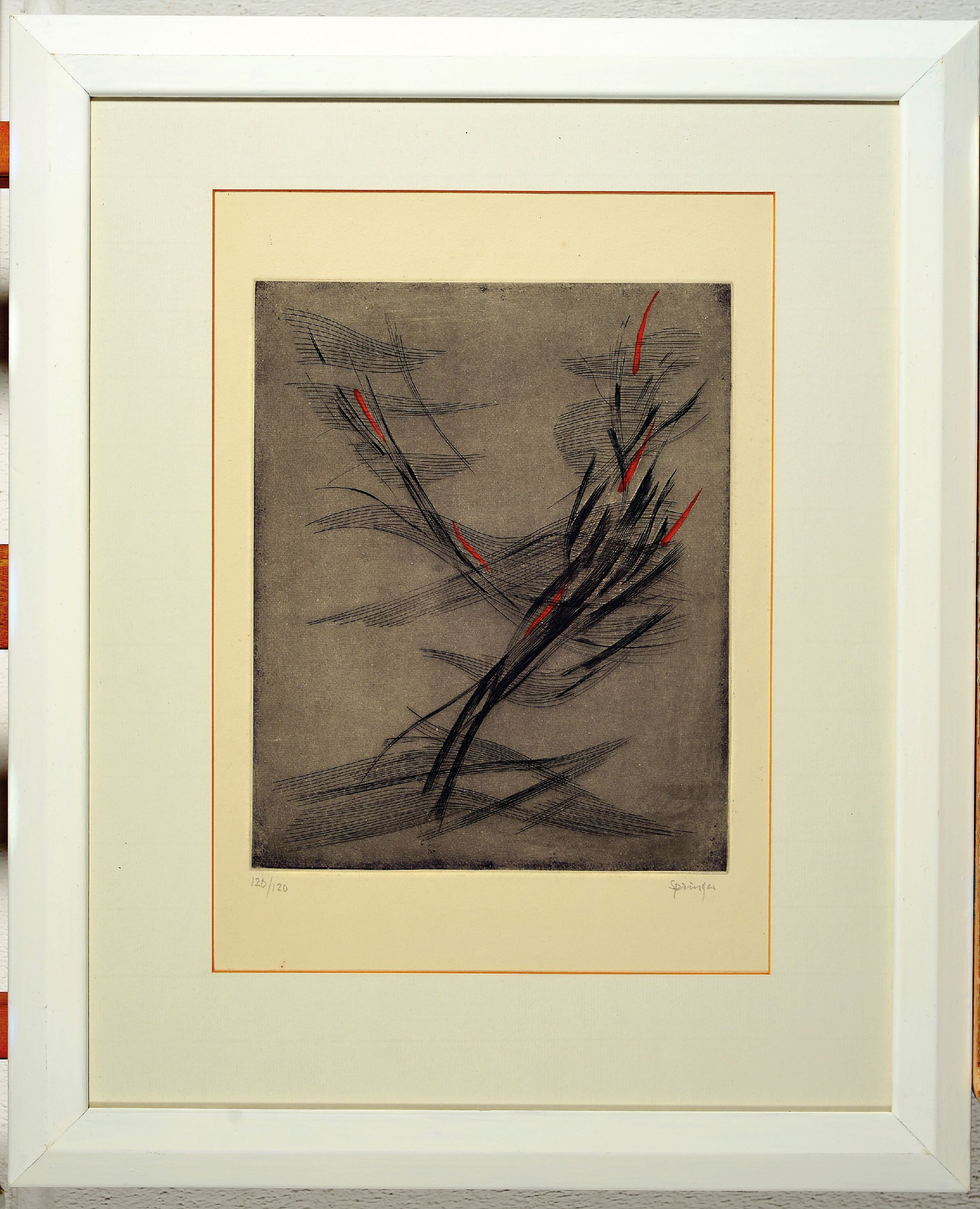 Detail m: Ferdinand Springer, 1907 Berlin-1998 Grasse/ Frankreich, 3 Radierungen: Sonatine, sign., num. 120/120, ca. 29x23cm, PP, u.Gl., R. ca. 57x47cm; 2x ...