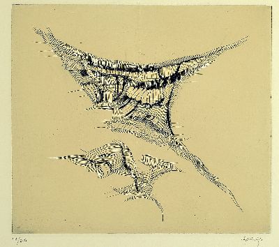 26977572a - Ferdinand Springer, 1907 Berlin-1998 Grasse/ Frankreich, 3 Radierungen: Sonatine, sign., ...