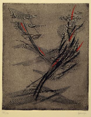 26977572b - Ferdinand Springer, 1907 Berlin-1998 Grasse/ Frankreich, 3 Radierungen: Sonatine, sign., ...