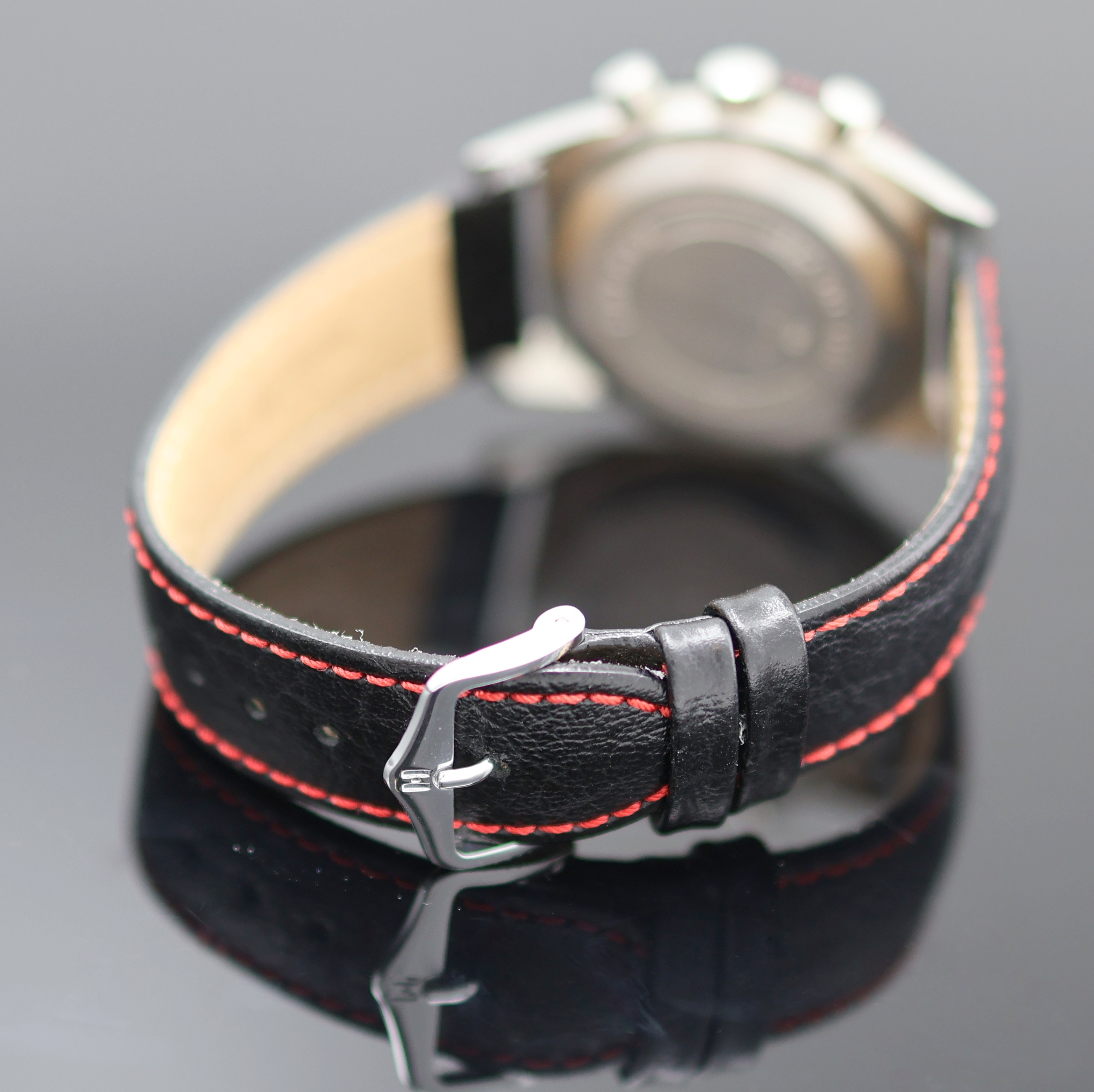 Detail b: BULOVA Deep Sea Herrenchronograph 666 Feet in Stahl, Schweiz um 1975, Handaufzug, Boden verschr., Lünette m. 60er Teilung beids. drehb., schwarzes ...