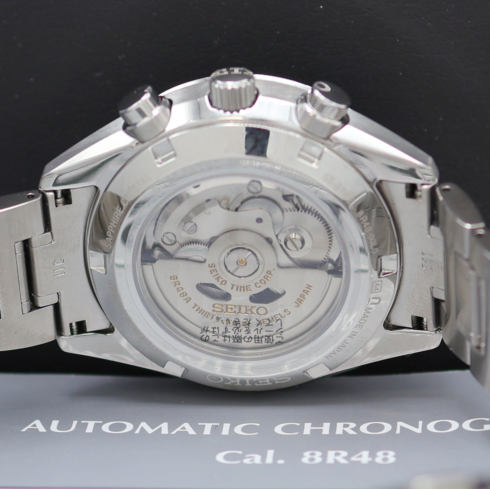 Detail f: SEIKO Prospex nahezu neuwertiger, auf 1000 Stück limitierter Armbandchronograph in Stahl Referenz SRQ029J1, Japan um 2019, Automatik, beids. vergl. ...