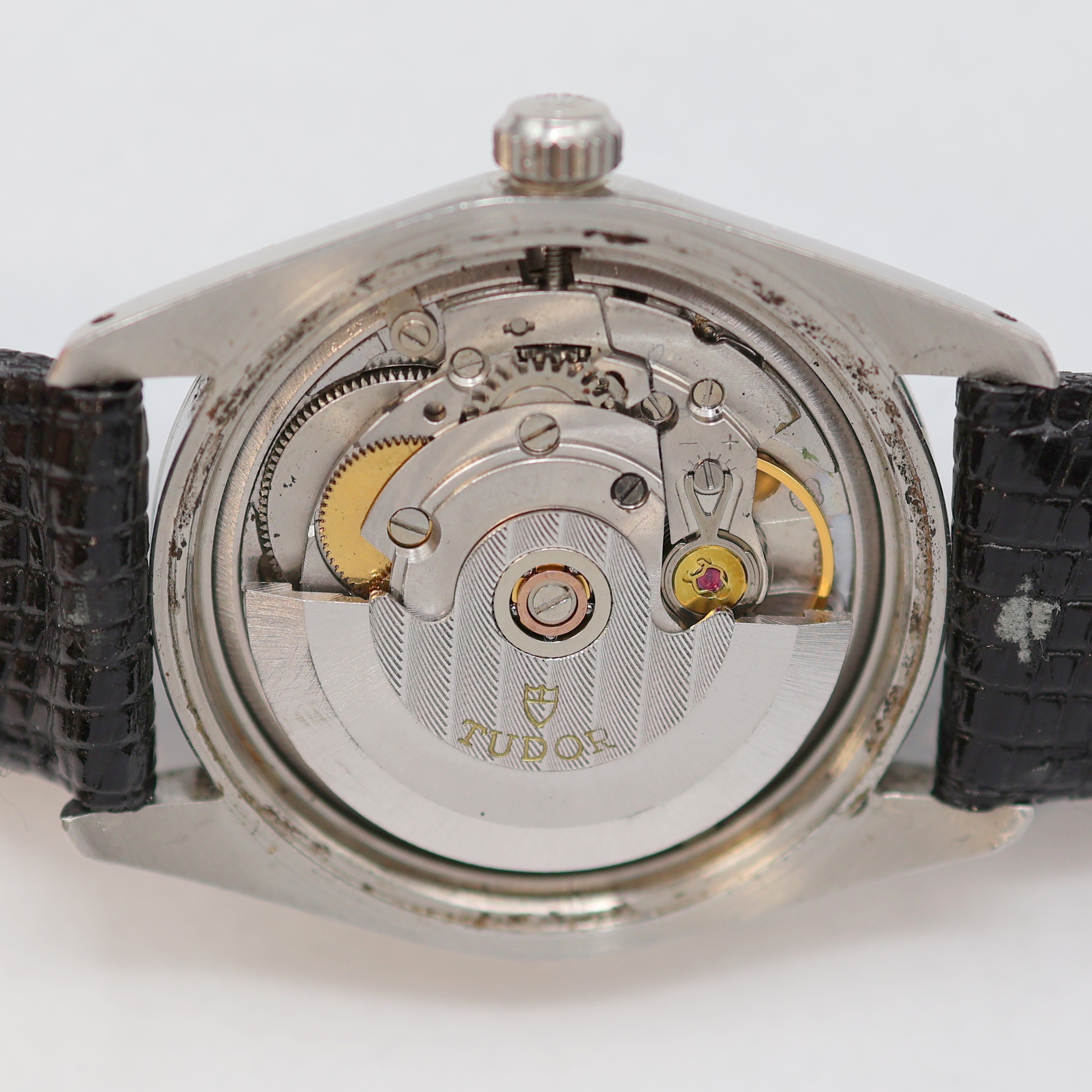 Detail g: TUDOR Herrenarmbanduhr Prince Oysterdate Referenz 19510, Automatik, Schweiz um 1980, Edelstahlgeh., Rolex Boden und Krone verschr., Zifferblatt bez. ...