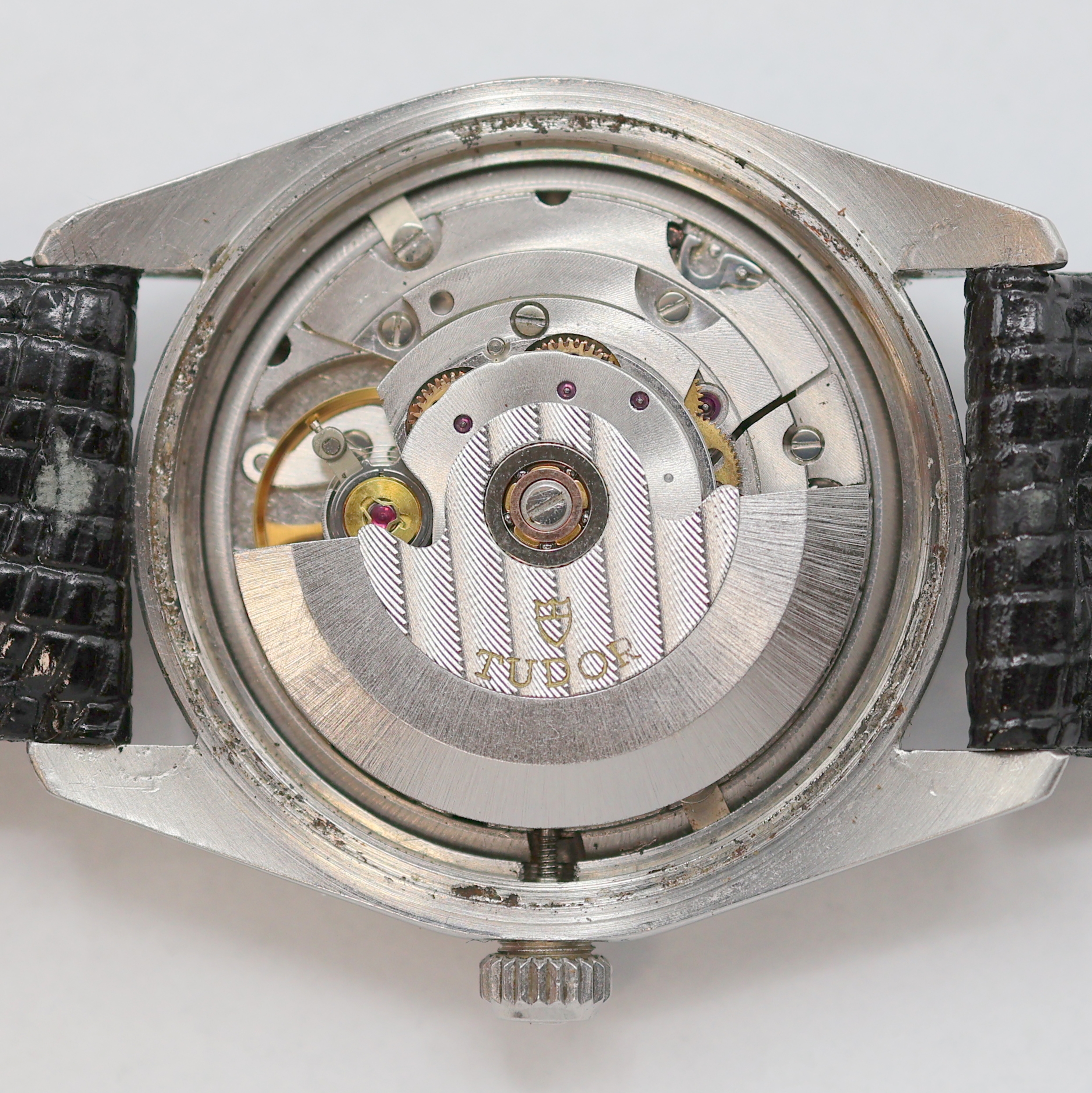 Detail h: TUDOR Herrenarmbanduhr Prince Oysterdate Referenz 19510, Automatik, Schweiz um 1980, Edelstahlgeh., Rolex Boden und Krone verschr., Zifferblatt bez. ...