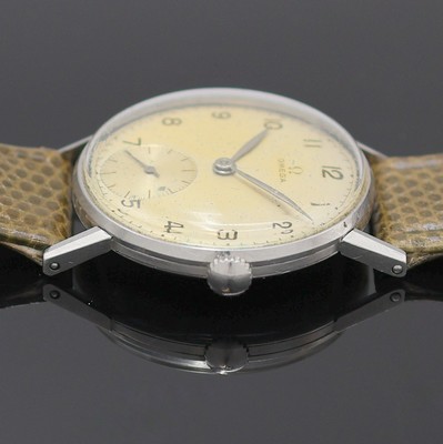 26978716d - OMEGA Armbanduhr in Stahl Referenz 2395/3, Schweiz um 1948, Handaufzug, Boden aufgedr., ...